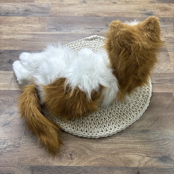 Fur Real Friends Lulu My Cuddlin Kitty Cat Interactive Plush Orange White - Picture 2 of 8